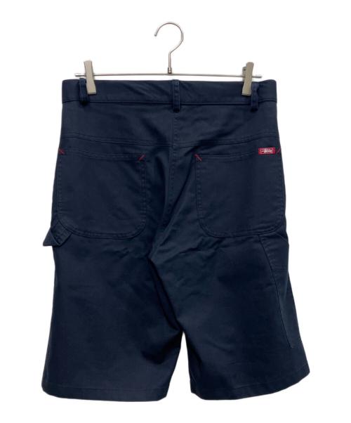 stussy（ステューシー）stussy (ステューシー) ペインターハーフパンツ　USA製 黒タグ ネイビー サイズ:31の古着・服飾アイテム