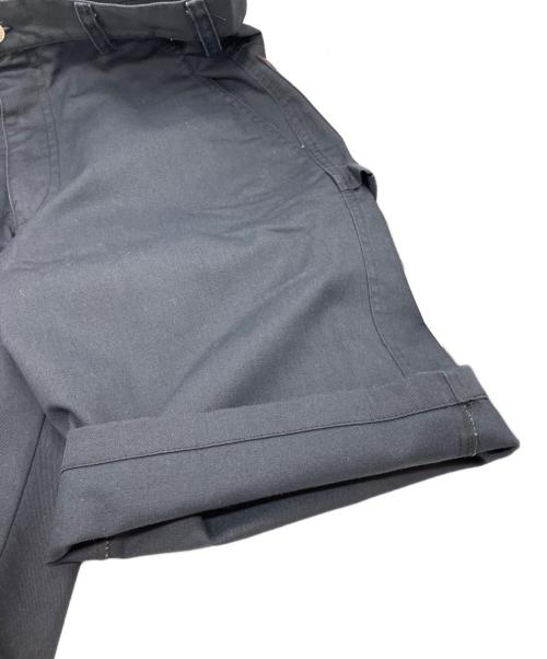 stussy（ステューシー）stussy (ステューシー) ペインターハーフパンツ　USA製 黒タグ ネイビー サイズ:31の古着・服飾アイテム