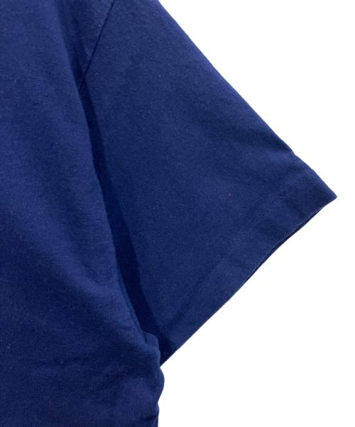 stussy（ステューシー）stussy (ステューシー) プリントTシャツ OLD USA製 紺タグ シングルステッチ ネイビー サイズ:Lの古着・服飾アイテム