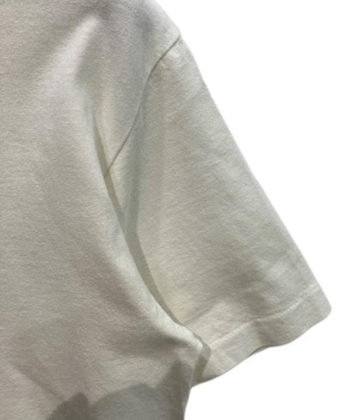 stussy（ステューシー）stussy (ステューシー) N4プリントTシャツ　OLD　USA製 紺タグ　 ホワイト サイズ:Mの古着・服飾アイテム