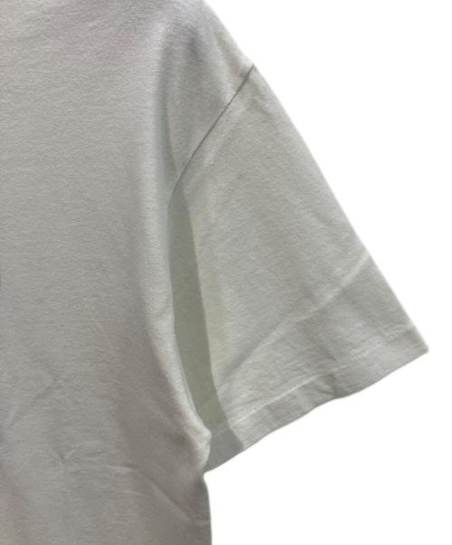 stussy（ステューシー）stussy (ステューシー) プリントTシャツ　OLD　USA製 銀タグ　 ホワイト サイズ:Mの古着・服飾アイテム