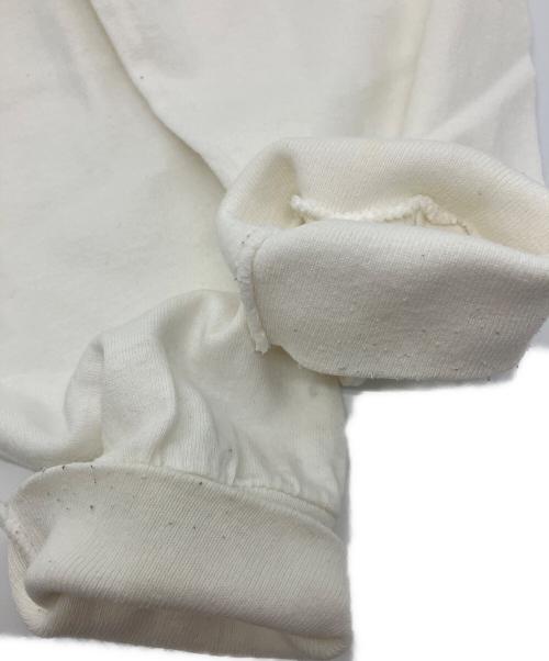 stussy（ステューシー）stussy (ステューシー) 90sロングスリーブカットソー  OLD  USA製 紺タグ ホワイト サイズ:Lの古着・服飾アイテム