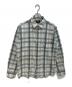 stussy（ステューシー）の古着「90sブロックチェックシャツ　OLD　紺タグ」｜グレー