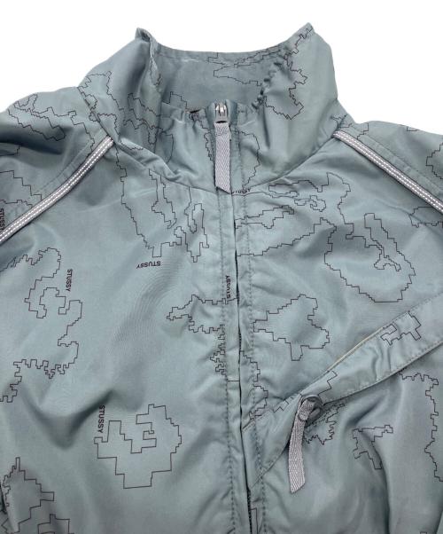 stussy（ステューシー）stussy (ステューシー) 00sナイロンジャケット　 FITNESS グレー サイズ:Mの古着・服飾アイテム