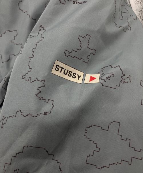 stussy（ステューシー）stussy (ステューシー) 00sナイロンジャケット　 FITNESS グレー サイズ:Mの古着・服飾アイテム