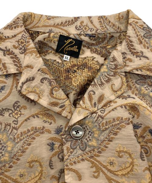 Needles（ニードルズ）Needles (ニードルズ) Cabana Shirt - Paisley Jacquard ベージュ サイズ:XLの古着・服飾アイテム