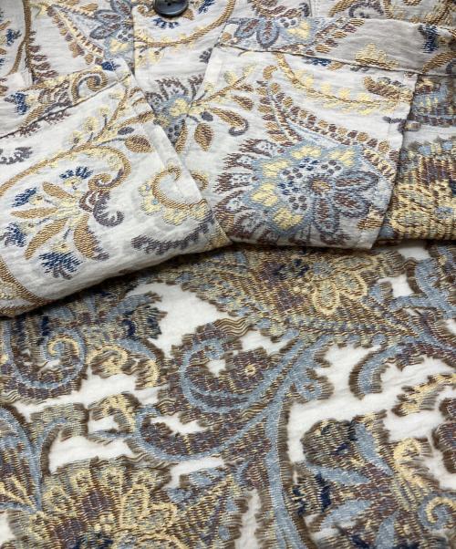 Needles（ニードルズ）Needles (ニードルズ) Cabana Shirt - Paisley Jacquard ベージュ サイズ:XLの古着・服飾アイテム