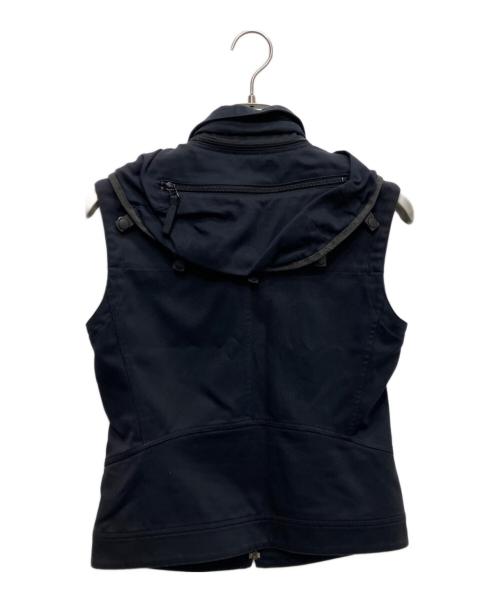 ISSEY MIYAKE（イッセイミヤケ）ISSEY MIYAKE (イッセイミヤケ) ギミックベスト　銀タグ ネイビー サイズ:2の古着・服飾アイテム