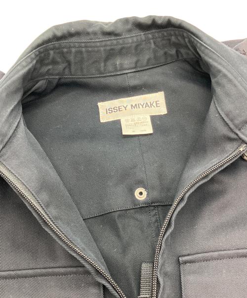 ISSEY MIYAKE（イッセイミヤケ）ISSEY MIYAKE (イッセイミヤケ) ギミックベスト　銀タグ ネイビー サイズ:2の古着・服飾アイテム