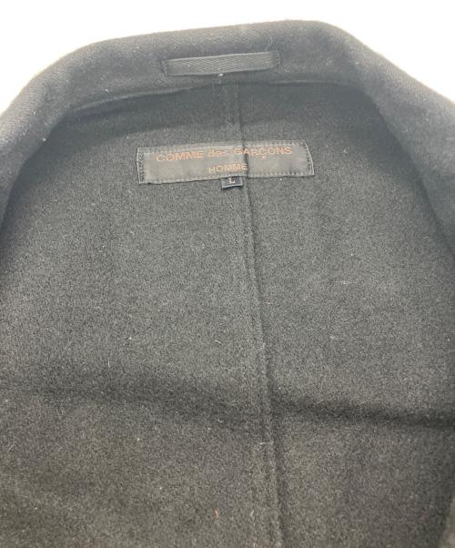 COMME des GARCONS HOMME（コムデギャルソン オム）COMME des GARCONS HOMME (コムデギャルソン オム) ウール3Bジャケット　AD2000 田中オム ブラック サイズ:Lの古着・服飾アイテム