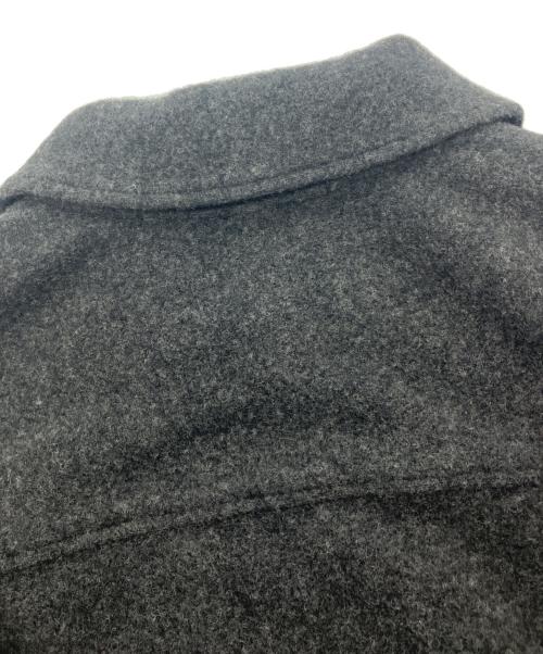AURALEE（オーラリー）AURALEE (オーラリー) CASHMERE WOOL BRUSHED JERSEY BIG SHIRTS グレー サイズ:3の古着・服飾アイテム