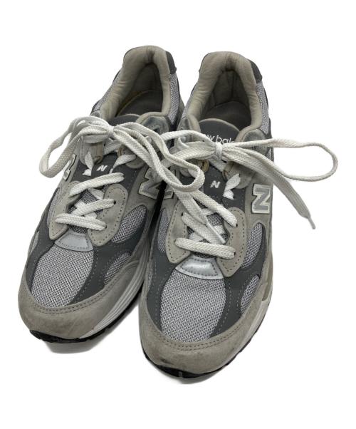 NEW BALANCE（ニューバランス）NEW BALANCE (ニューバランス) M992GR ローカットスニーカー  	USA製 グレー サイズ:US7 1/2(25.5)の古着・服飾アイテム