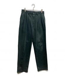 POLO RALPH LAUREN（ポロ・ラルフローレン）の古着「90s2タックチノパン　 USA製 ANDREW PANT」｜グレー