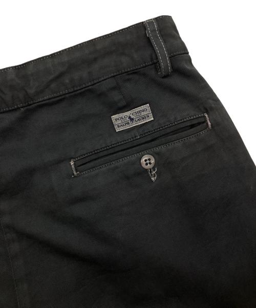 POLO RALPH LAUREN（ポロ・ラルフローレン）POLO RALPH LAUREN (ポロ・ラルフローレン) 90s2タックチノパン　 USA製 ANDREW PANT グレー サイズ:32の古着・服飾アイテム