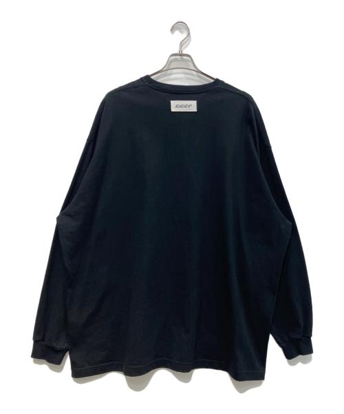 dDdDdDd（デー）dDdDdDd (デー) SUPER BIG FLAT LONG-SLEEVE T-SHIRTS　UD47-11H014 ブラック サイズ:XXLの古着・服飾アイテム