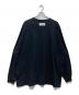 dDdDdDd (デー) SUPER BIG FLAT LONG-SLEEVE T-SHIRTS　UD47-11H014 ブラック サイズ:XXL：5000円