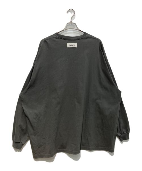 dDdDdDd（デー）dDdDdDd (デー) SUPER BIG FLAT LONG-SLEEVE T-SHIRTS グレー サイズ:XXLの古着・服飾アイテム