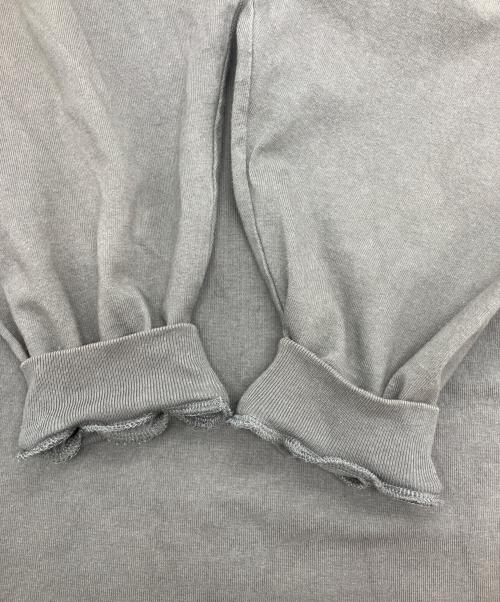 dDdDdDd（デー）dDdDdDd (デー) SUPER BIG FLAT LONG-SLEEVE T-SHIRTS グレー サイズ:XXLの古着・服飾アイテム