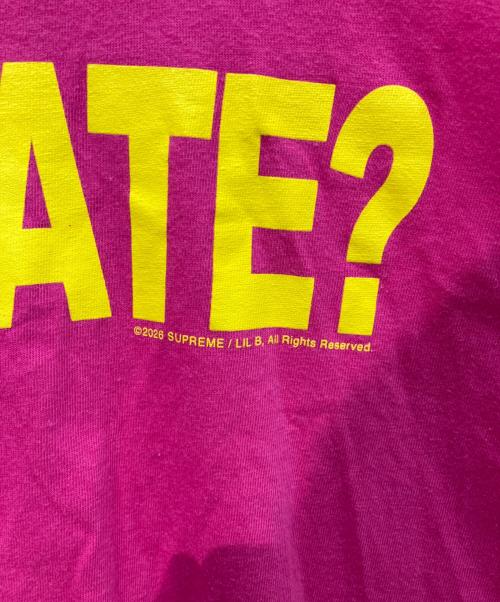 SUPREME（シュプリーム）Supreme (シュプリーム) Based Tee Fuchsia　 26SS　 ピンク サイズ:Mの古着・服飾アイテム