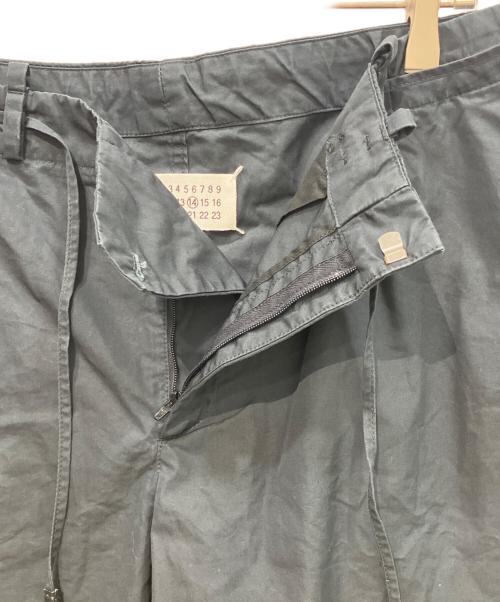 Maison Margiela（メゾンマルジェラ）Maison Margiela (メゾンマルジェラ) ドローストリングハーフパンツ　16SS　S30MU0008 S44779 ブラック サイズ:52の古着・服飾アイテム