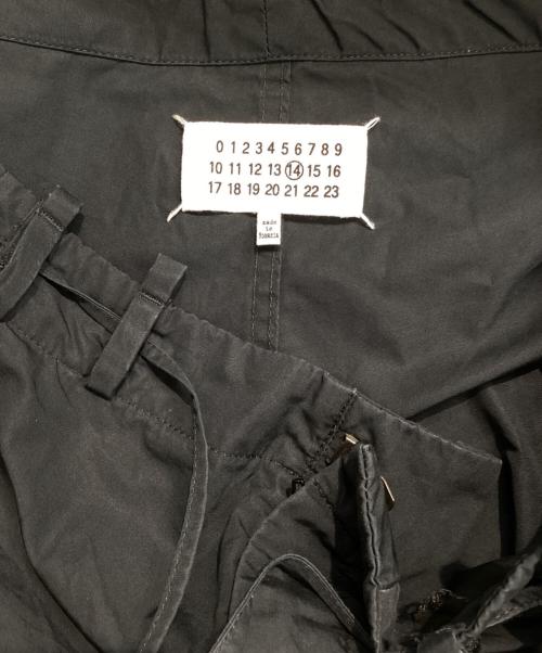 Maison Margiela（メゾンマルジェラ）Maison Margiela (メゾンマルジェラ) ドローストリングハーフパンツ　16SS　S30MU0008 S44779 ブラック サイズ:52の古着・服飾アイテム