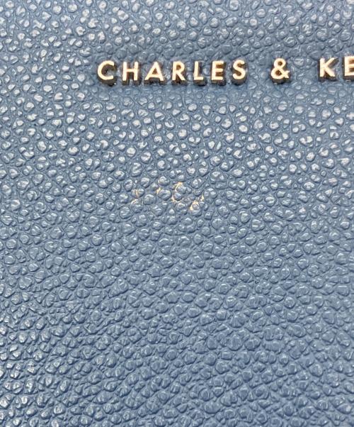 CHARLES & KEITH（チャールズアンドキース）CHARLES & KEITH (チャールズアンドキース) ダブルハンドル トラペーズトートバッグ ブルー サイズ:-の古着・服飾アイテム