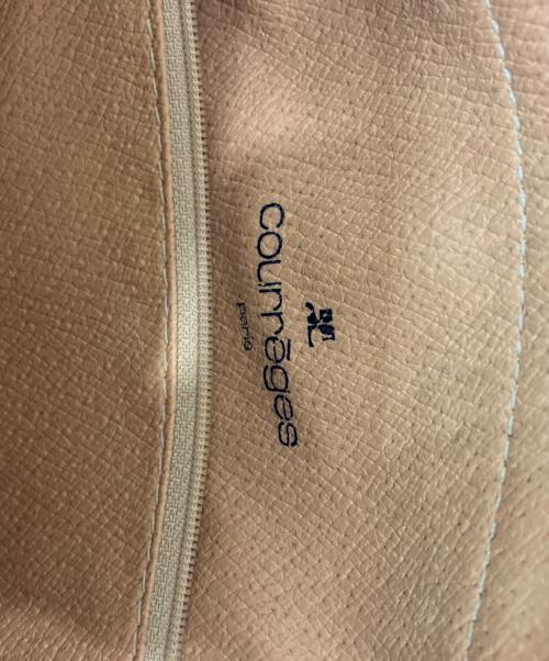 courreges（クレージュ）courreges (クレージュ) ミニボストンバッグ ベージュ サイズ:-の古着・服飾アイテム