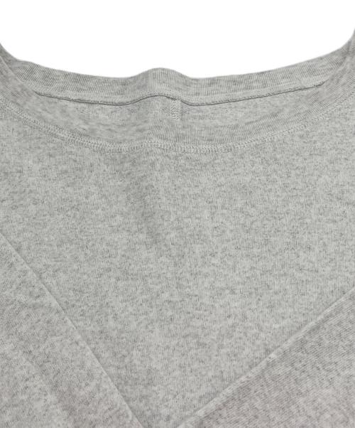 ETRE TOKYO（エトレトウキョウ）ETRE TOKYO (エトレトウキョウ) カットオフカフスロンTee グレー サイズ:Fの古着・服飾アイテム