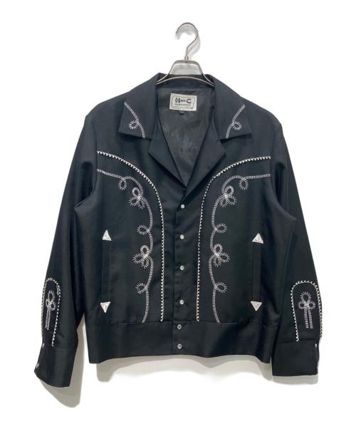 H BAR C（エイチバーシー）H BAR C (エイチバーシー) ウエスタンジャケット　USA製 推定90-00s ブラック サイズ:Lの古着・服飾アイテム