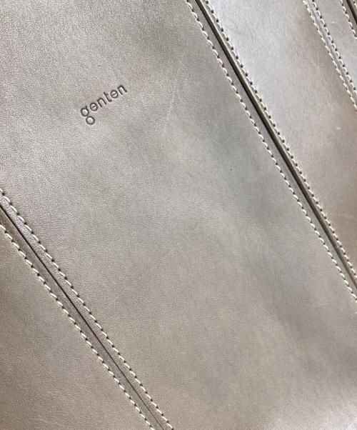 genten（ゲンテン）genten (ゲンテン) レザーバケットバッグ ベージュ サイズ:-の古着・服飾アイテム