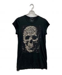 Hysteric Glamour（ヒステリックグラマー）の古着「スカルプリントカットソー」｜ブラック