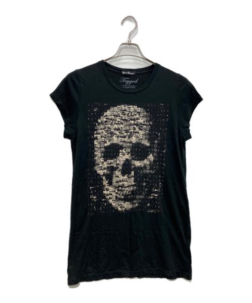Hysteric Glamour（ヒステリックグラマー）Hysteric Glamour (ヒステリックグラマー) スカルプリントカットソー ブラック サイズ:Freeの古着・服飾アイテム