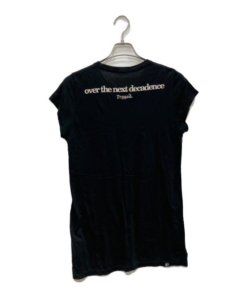 Hysteric Glamour（ヒステリックグラマー）Hysteric Glamour (ヒステリックグラマー) スカルプリントカットソー ブラック サイズ:Freeの古着・服飾アイテム