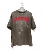 SAINT MICHAEL×Denim Tearsセントマイケル×デニムティアーズ）の古着「22SS　FACES SS TEE」｜ブラウン