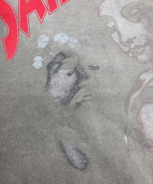 SAINT MICHAEL（セントマイケル）SAINT MICHAEL (セントマイケル) Denim Tears (デニムティアーズ) 22SS　FACES SS TEE ブラウン サイズ:XXLの古着・服飾アイテム