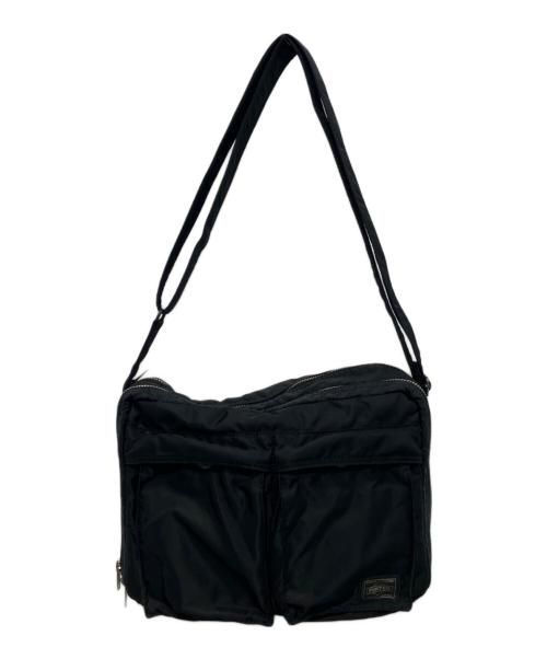 HEAD PORTER（ヘッドポーター）HEAD PORTER (ヘッドポーター) ショルダーバッグ　タンカー ブラックの古着・服飾アイテム