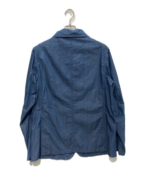 DANTON（ダントン）DANTON (ダントン) INDIGO TYPEWRITE SINGLE WORK JACKET インディゴ サイズ:40の古着・服飾アイテム