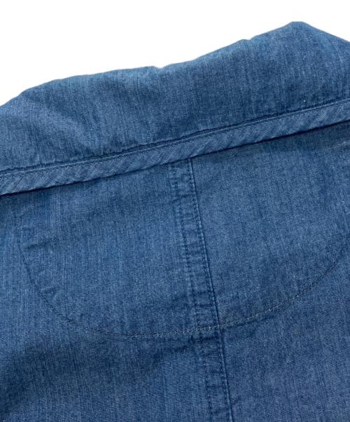 DANTON（ダントン）DANTON (ダントン) INDIGO TYPEWRITE SINGLE WORK JACKET インディゴ サイズ:40の古着・服飾アイテム