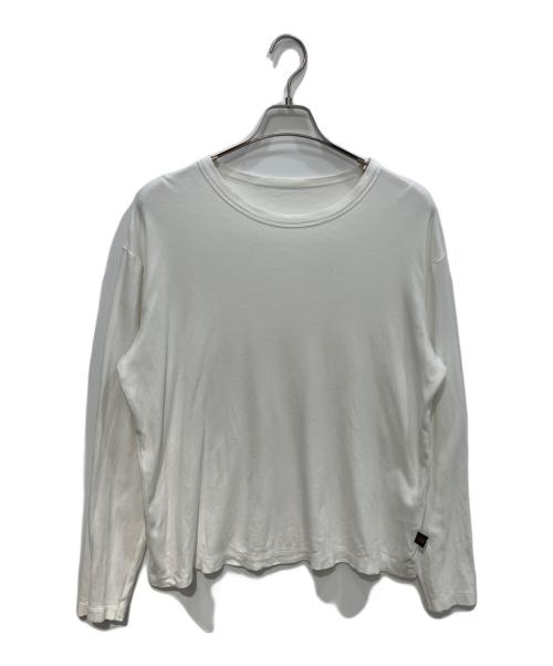 BATONER（バトナ―）BATONER (バトナ―) ULTRA SOFT SMOOTH CREW NECK INNER ホワイト サイズ:3の古着・服飾アイテム