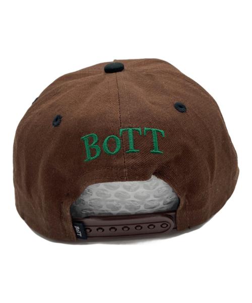 BoTT（ボット）BoTT (ボット) 陰陽ロゴ刺繍キャップ ブラウンの古着・服飾アイテム