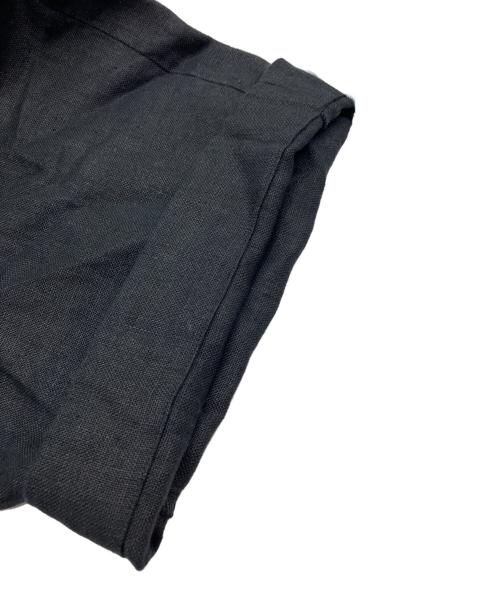 FOLL（フォル）FOLL (フォル) wet linen wardrobe trouser　25SS JOURNAL STANDARD取扱 ブラック サイズ:Freeの古着・服飾アイテム