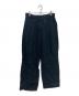 FOLL（フォル）の古着「wet linen wardrobe trouser　25SS JOURNAL STANDARD取扱」｜ブラック