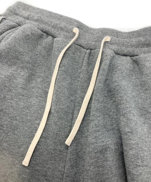 DANKE SCHON（ダンケ シェーン）Danke schon (ダンケ シェーン) DAMAGE SWEAT WIDE PANTS グレー サイズ:Sの古着・服飾アイテム