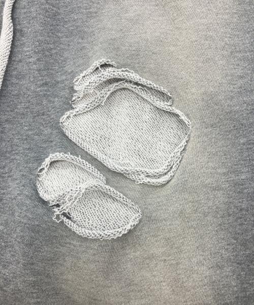 DANKE SCHON（ダンケ シェーン）Danke schon (ダンケ シェーン) DAMAGE SWEAT WIDE PANTS グレー サイズ:Sの古着・服飾アイテム