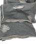 中古・古着 Danke schon (ダンケ シェーン) DAMAGE SWEAT WIDE PANTS グレー サイズ:S：6000円