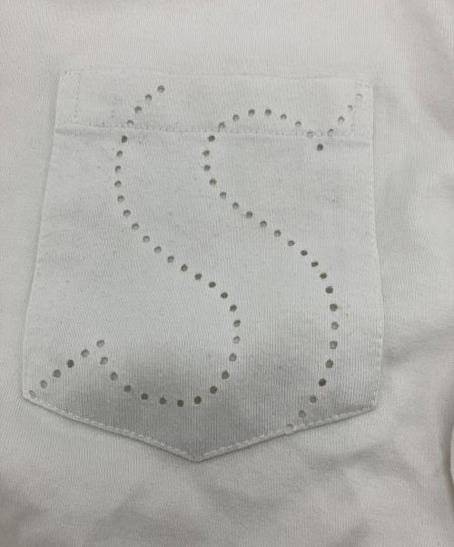 SUPREME（シュプリーム）Supreme (シュプリーム) 21SS　Laser Cut S Logo Pocket Tee ホワイト サイズ:Lの古着・服飾アイテム