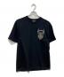 VANSON（バンソン）の古着「刺繍Tシャツ」｜ブラック