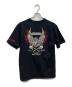 VANSON (バンソン) 刺繍Tシャツ ブラック サイズ:L：5000円