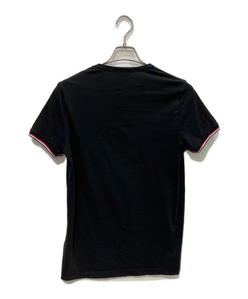 MONCLER（モンクレール）MONCLER (モンクレール) MAGLIA SCOLLO A V Tシャツ ブラック サイズ:Mの古着・服飾アイテム