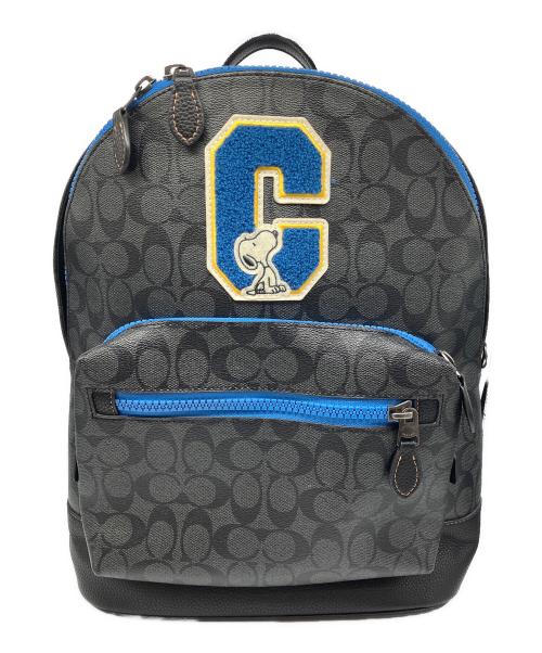 COACH（コーチ）COACH (コーチ) PEANUTS (ピーナッツ) スヌーピー シグネチャーリュック　5511 サイズ:-の古着・服飾アイテム
